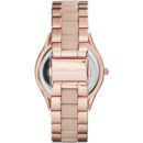 Michael Kors Ladies Slim Runway Rose Gold/Pink Watch - MK4294